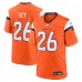 Denver Broncos Devon Key Nike Orange Team Game Jersey