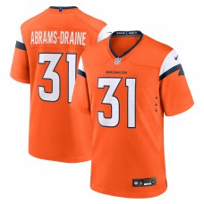 Игровая джерси Denver Broncos Kris Abrams-Draine Nike Orange Team Game