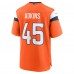 Игровая джерси Denver Broncos Nate Adkins Nike Orange Team Game