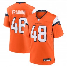 Игровая джерси Denver Broncos Mitchell Fraboni Nike Orange Team Game