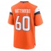Denver Broncos Luke Wattenberg Nike Orange Team Game Jersey