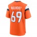 Denver Broncos Mike McGlinchey Nike Orange Team Game Jersey