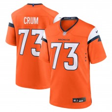 Игровая джерси Denver Broncos Frank Crum Nike Orange Team Game