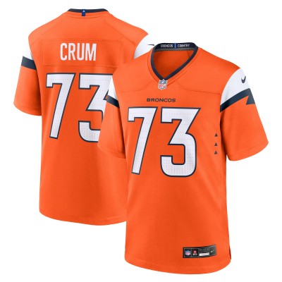 Игровая джерси Denver Broncos Frank Crum Nike Orange Team Game
