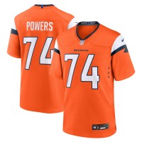 Игровая джерси Denver Broncos Ben Powers Nike Orange Team Game