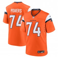 Игровая джерси Denver Broncos Ben Powers Nike Orange Team Game