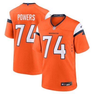Игровая джерси Denver Broncos Ben Powers Nike Orange Team Game