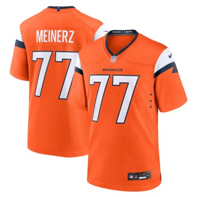 Игровая джерси Denver Broncos Quinn Meinerz Nike Orange Team Game