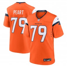 Denver Broncos Matt Peart Nike Orange Team Game Jersey