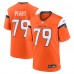 Denver Broncos Matt Peart Nike Orange Team Game Jersey Denver Broncos Matt Peart Nike Orange Team Game Jersey
