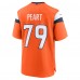 Denver Broncos Matt Peart Nike Orange Team Game Jersey
