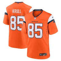 Игровая джерси Denver Broncos Lucas Krull Nike Orange Team Game