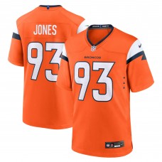 Игровая джерси Denver Broncos D.J. Jones Nike Orange Team Game