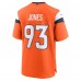 Игровая джерси Denver Broncos D.J. Jones Nike Orange Team Game