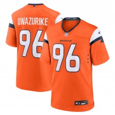 Игровая джерси Denver Broncos Eyioma Uwazurike Nike Orange Team Game