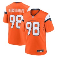 Denver Broncos John Franklin-Myers Nike Orange Team Game Jersey