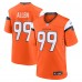 Игровая джерси Denver Broncos Zach Allen Nike Orange Team Game