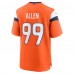 Игровая джерси Denver Broncos Zach Allen Nike Orange Team Game
