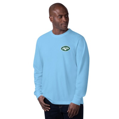 New York Jets Margaritaville Blue Hail Mary Long Sleeve T-Shirt