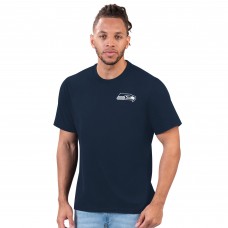 Seattle Seahawks Margaritaville Navy Pregame T-Shirt