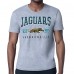 Jacksonville Jaguars Starter Heather Gray Retro Team Logo T-Shirt