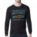 Jacksonville Jaguars Starter Black Retro Team Logo Long Sleeve T-Shirt