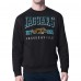 Jacksonville Jaguars Starter Black Retro Team Logo Pullover Sweatshirt