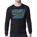 Jacksonville Jaguars Starter Black Mesh Look Retro Team Logo Long Sleeve T-Shirt