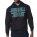 Jacksonville Jaguars Starter Black Mesh Look Retro Team Logo Pullover Hoodie Jacksonville Jaguars Starter Black Mesh Look Retro Team Logo Pullover Hoodie