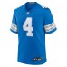 Emmanuel Moseley Detroit Lions Nike Team Game Jersey - Blue