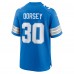 Khalil Dorsey Detroit Lions Nike Team Game Jersey - Blue