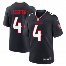 Игровая джерси Houston Texans Kamari Lassiter Nike Navy Team Game