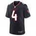 Игровая джерси Houston Texans Kamari Lassiter Nike Navy Team Game