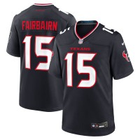 Игровая джерси Houston Texans Kaimi Fairbairn Nike Navy Team Game