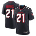 Игровая джерси Houston Texans Calen Bullock Nike Navy Team Game Игровая джерси Houston Texans Calen Bullock Nike Navy Team Game
