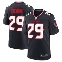 Игровая джерси Houston Texans M.J. Stewart Nike Navy Team Game