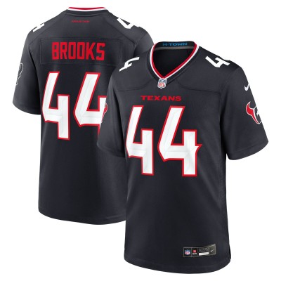Игровая джерси Houston Texans British Brooks Nike Navy Team Game