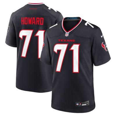 Игровая джерси Houston Texans Tytus Howard Nike Navy Team Game
