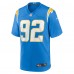 Los Angeles Chargers Justin Eboigbe Nike Powder Blue Team Game Jersey
