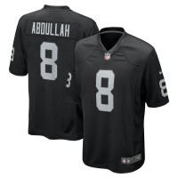 Las Vegas Raiders Ameer Abdullah Nike Black Team Game Jersey