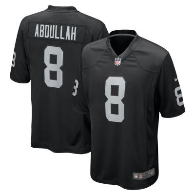 Las Vegas Raiders Ameer Abdullah Nike Black Team Game Jersey