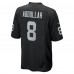 Las Vegas Raiders Ameer Abdullah Nike Black Team Game Jersey