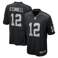 Las Vegas Raiders Aidan OConnell Nike Black Team Game Jersey