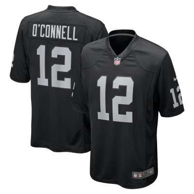 Las Vegas Raiders Aidan OConnell Nike Black Team Game Jersey