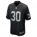 Las Vegas Raiders Darnay Holmes Nike Black Team Game Jersey