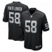 Las Vegas Raiders Jackson Powers-Johnson Nike Black Team Game Jersey
