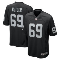 Las Vegas Raiders Adam Butler Nike Black Team Game Jersey