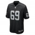 Las Vegas Raiders Adam Butler Nike Black Team Game Jersey