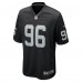 Las Vegas Raiders Jonah Laulu Nike Black Team Game Jersey