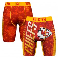 Kansas City Chiefs Rock Em Socks Red Wordmark Boxer Briefs Kansas City Chiefs Rock Em Socks Red Wordmark Boxer Briefs